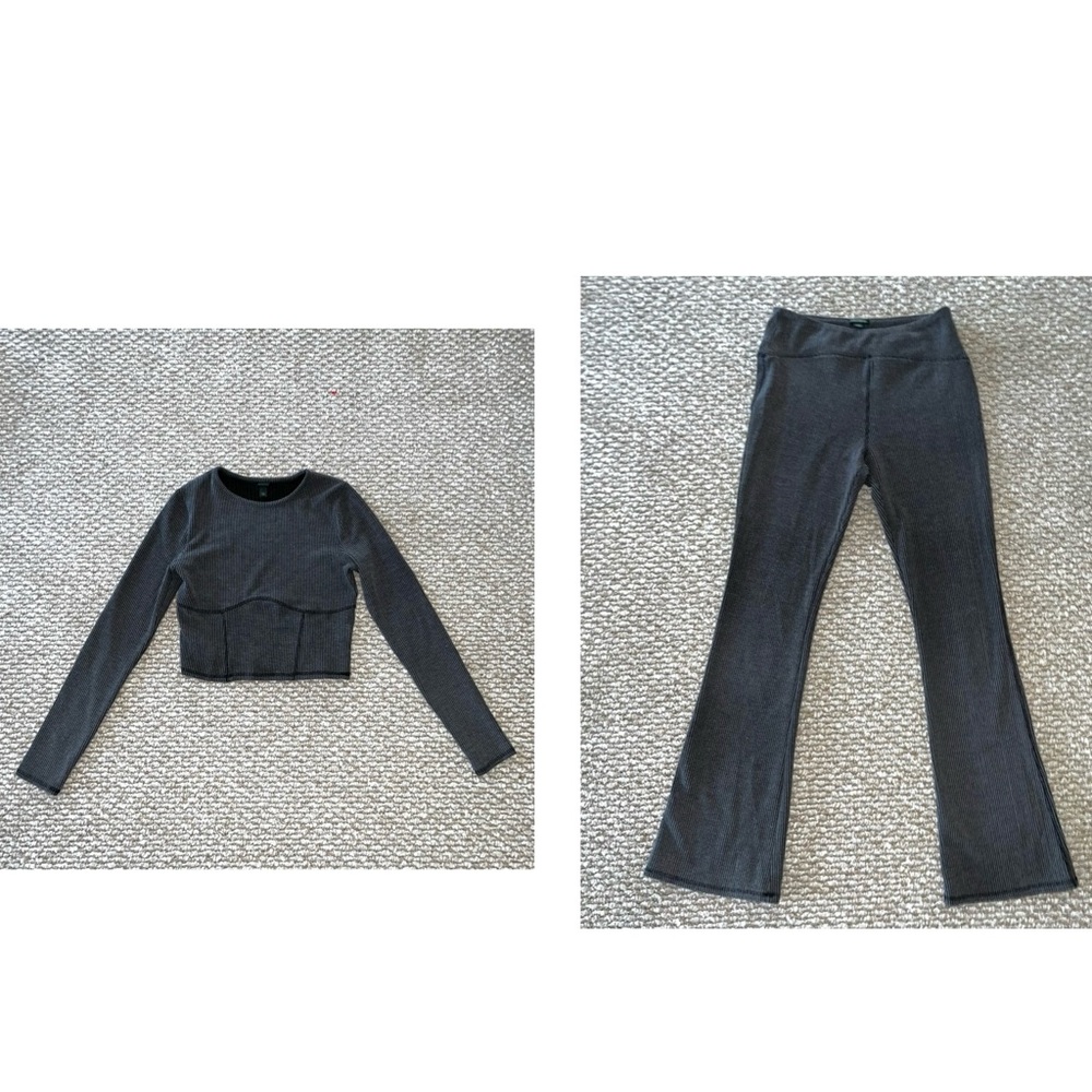 **WHOLE SET** Wild Fable Ribbed Shirt and Pant Set